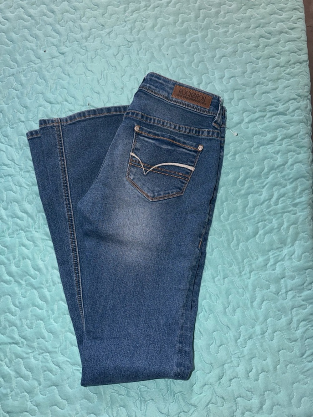 Women’s Rock & Roll Rival Low Rise Bootcut Jeans Size 26x34